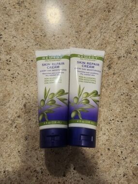 Remedy Skin Repair Cream Everyday Moisturizer – Purple & Green. Lot Of 2
